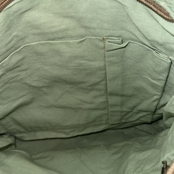 Myra Bag Tres de Quatro Cotton, Canvas and Leather Messenger Bag New - Picture 9 of 11